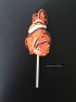 209sp Meno Clown Fish Chocolate or Hard Candy Lollipop Mold